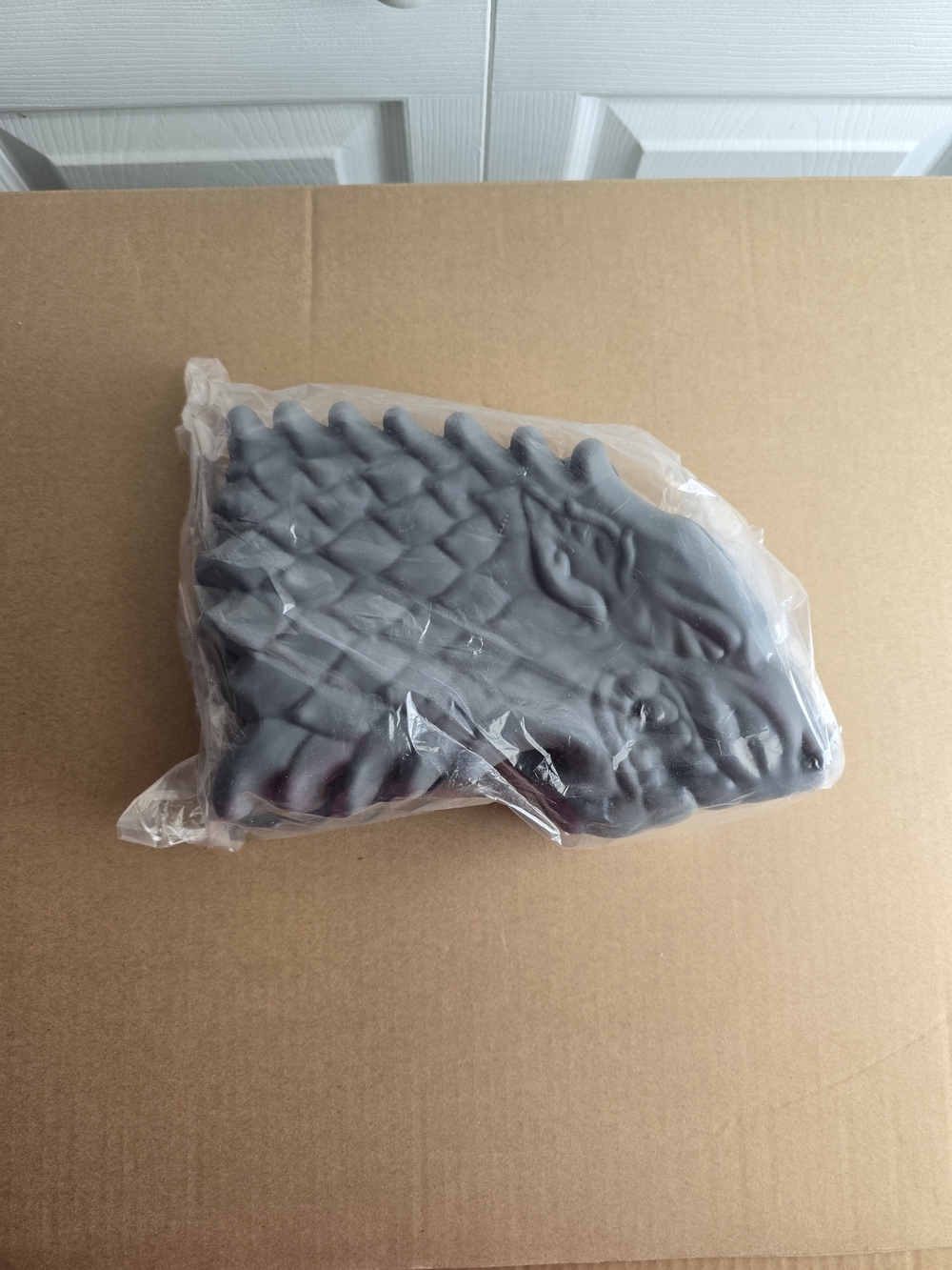 Game Of Thrones Dragon Head Cake Mold - Dark Gray Silicone Mold